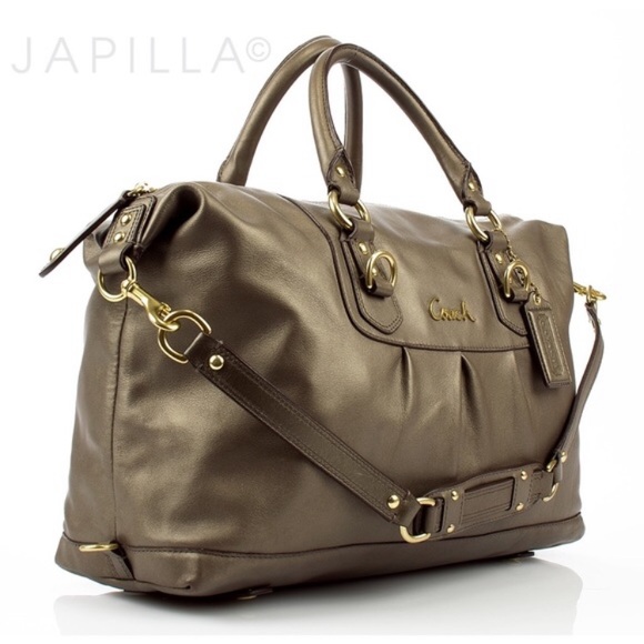 Coach Handbags - COACH F15447 Steel Ashley Sabrina Satchel Coach Handbags - COACH F15447 Steel Ashley Sabrina Satchel
